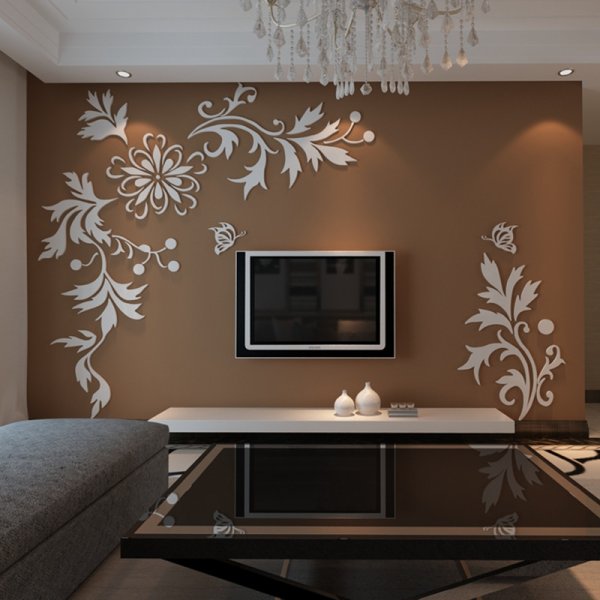 Акриловые наклейки на стену