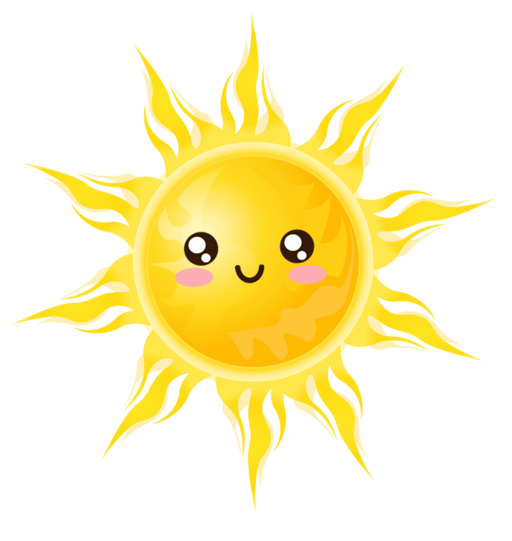 Солнце стикер