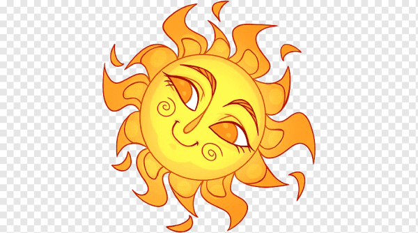 Солнце стикер