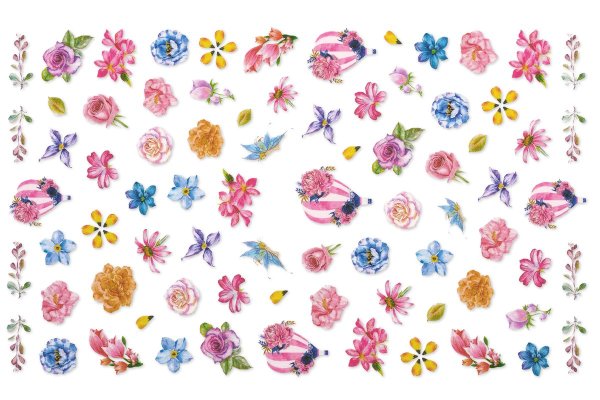 Стикер цветочек