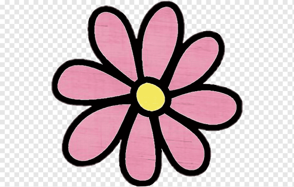 Стикер цветочек