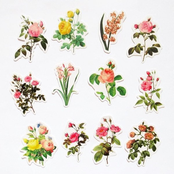 Наклейка - цветы