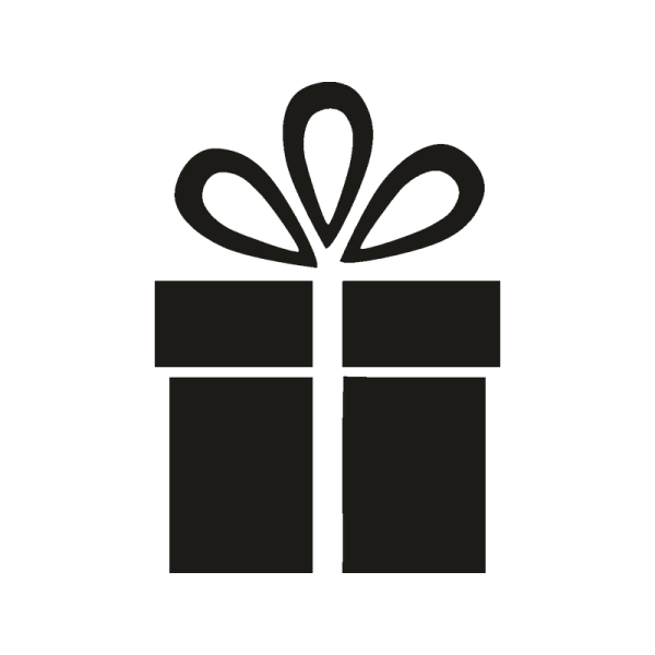 Подарок трафарет