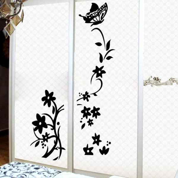 Виниловые наклейки на зеркало