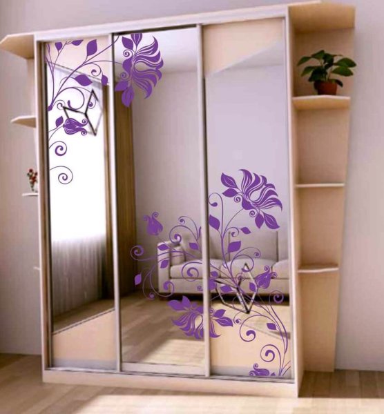 Наклейки на шкаф купе