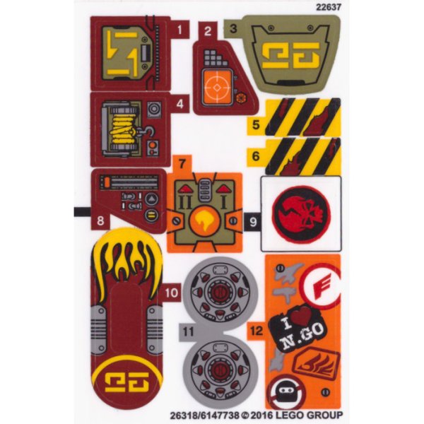 Наклейки лего Сити