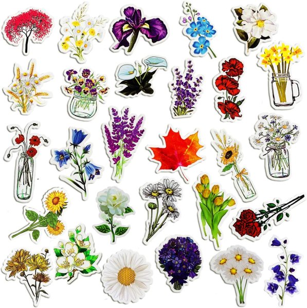 Стикер цветочек