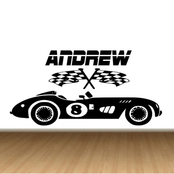 Наклейки на гоночные машины