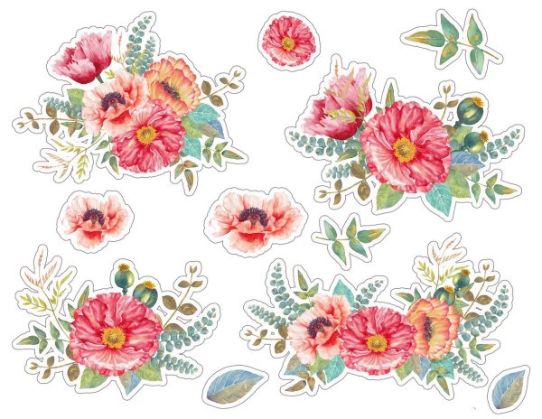 Цветы Скрапбукинг для печати