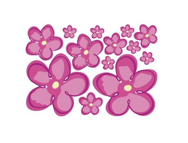 Цветы для наклеивания