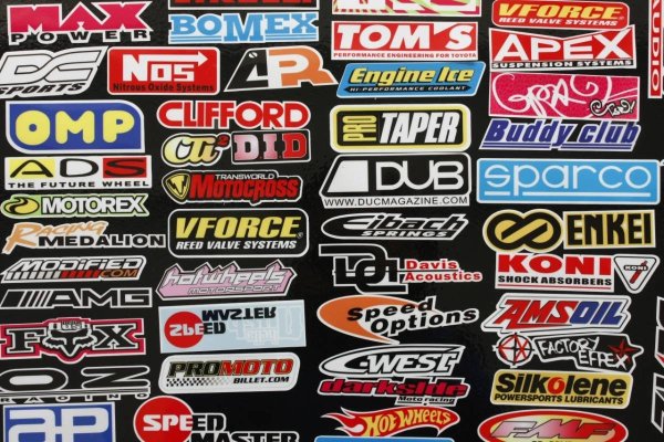 Наклейки Спонсоры на машину