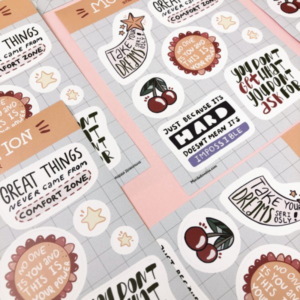 Стикеры "мотивация"