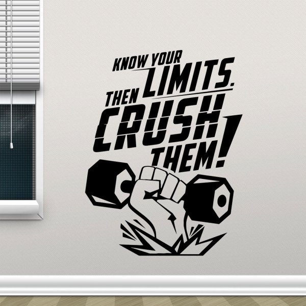 Мотивирующие наклейки на стену