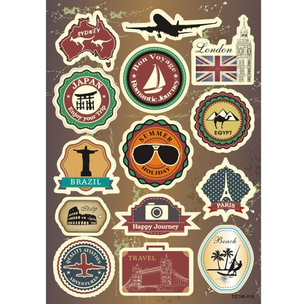 Наклейки на чемодан