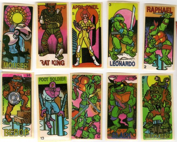 Жвачки с наклейками 90-х