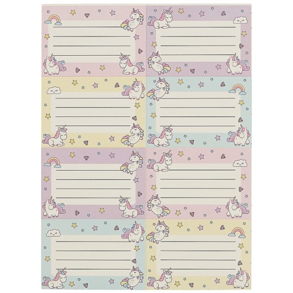 Наклейка на тетрадь для подписи 1 штука