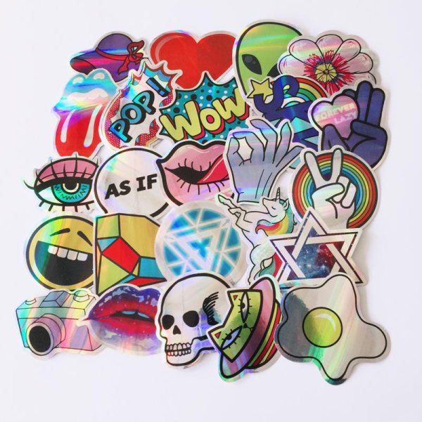 Модные наклейки