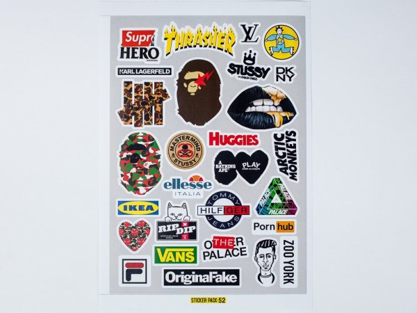 Наклейки стильные и модные