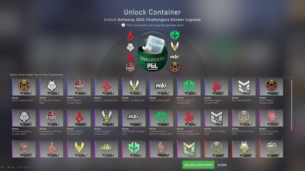 Наклейки PGL Stockholm 2021