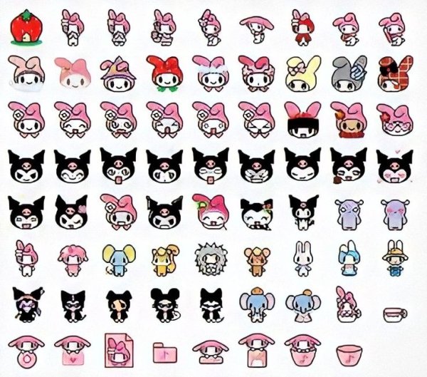 Наклейки Хеллоу Китти Куроми Хеллоу