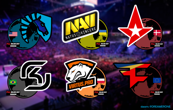 Стикеры PGL Major 2022