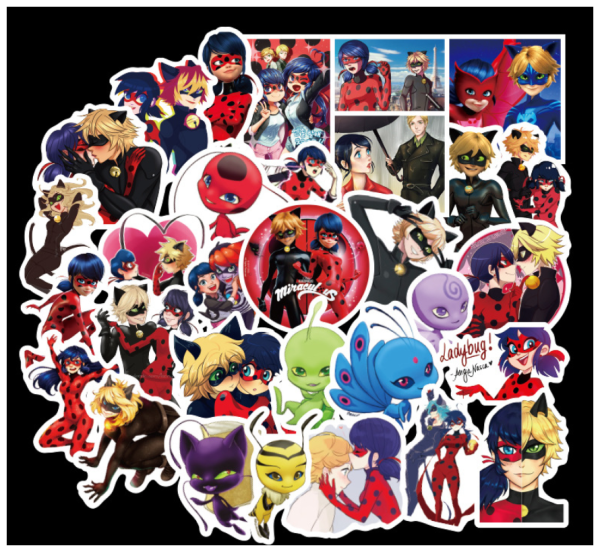 Наклейки леди баг