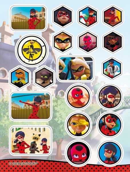 150 Наклеек леди баг и супер-кот