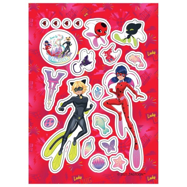 Наклейки леди баг