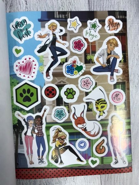 150 Наклеек леди баг и супер-кот Париж