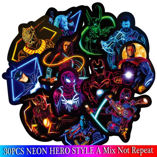 Наклейки Марвел на ноутбук