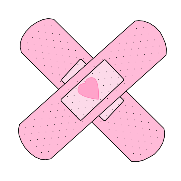 Розовый пластырь