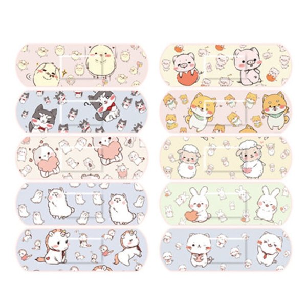 Пластыри с милыми рисунками