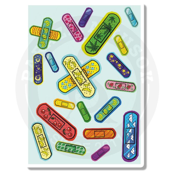 Стикеры пластыри для распечатки