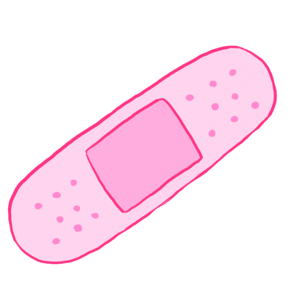 Розовый пластырь
