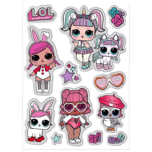 Стикеры ЛОЛ куклы