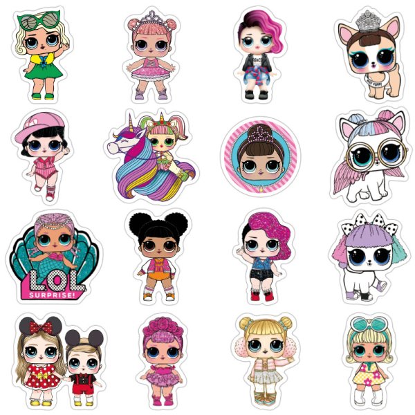 Кукла lol Стикеры