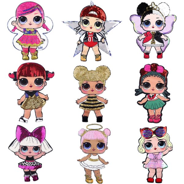 Куколки ЛОЛ наклейки