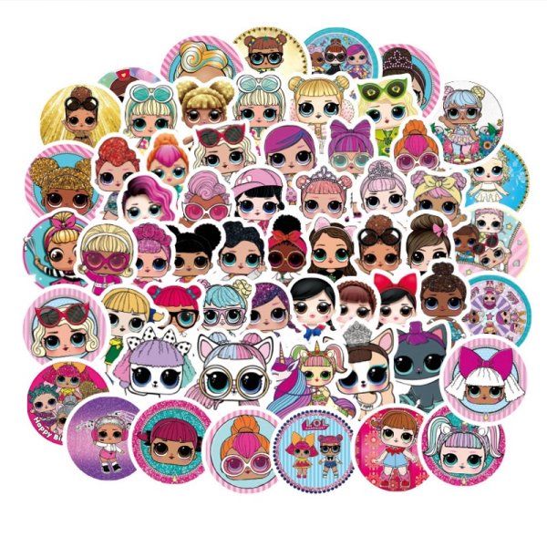 Lol куклы наклейки