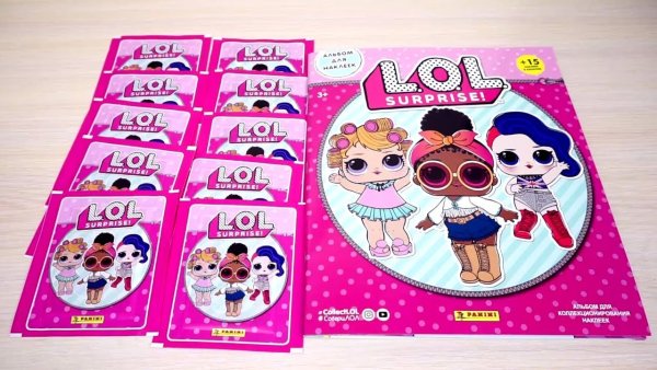 Panini наклейки lol Surprise