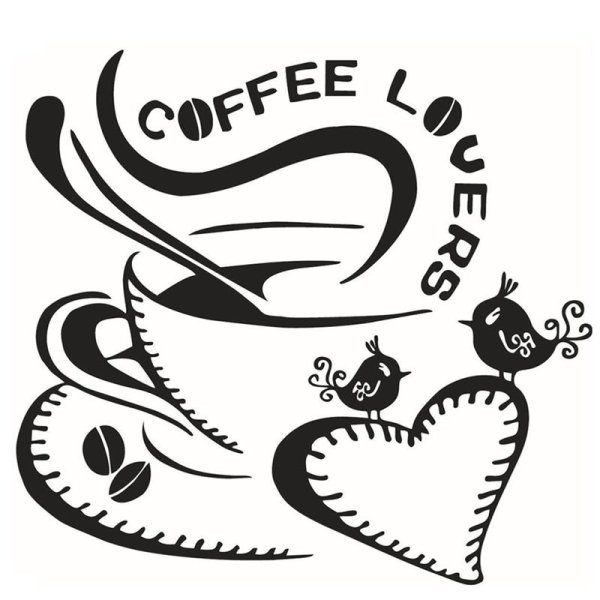 Наклейки кофе