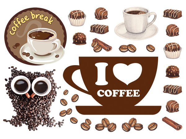 Стикер "кофе"