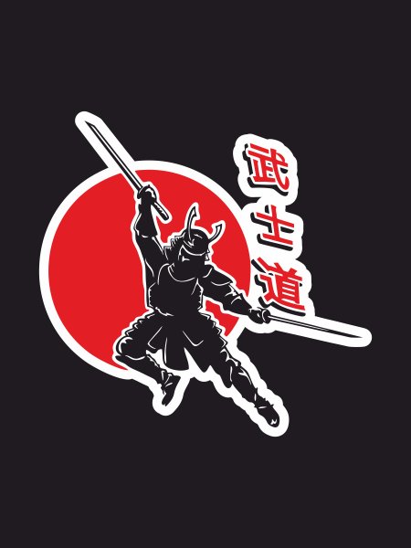 Наклейка Самурай