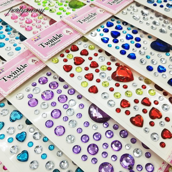 Блестящие наклейки