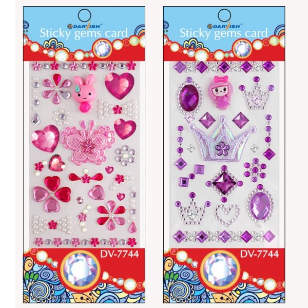 Наклейки стразы Fix Price