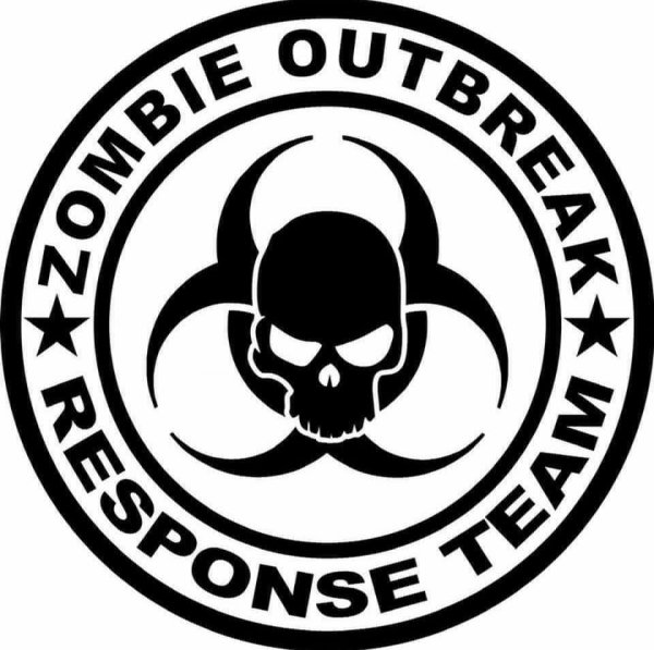 Наклейки зомби апокалипсис