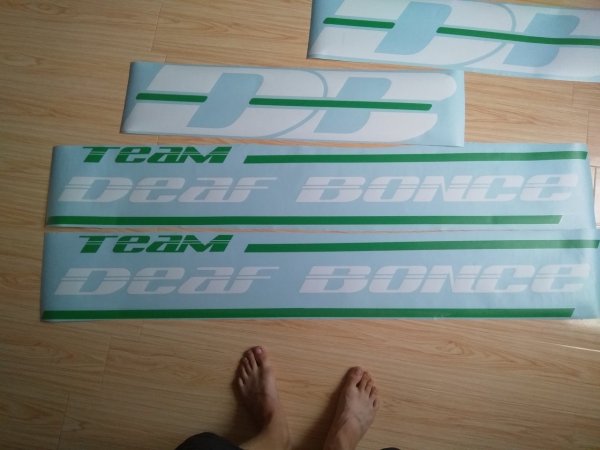 Team Deaf Bounce наклейка