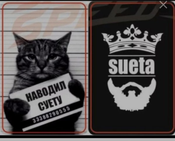 На суете наклейка