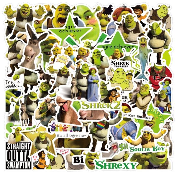 Наклейки Шрек наклейки