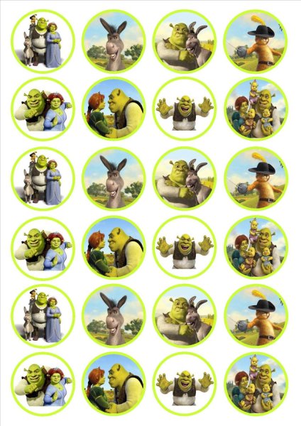 Стикеры Шрек