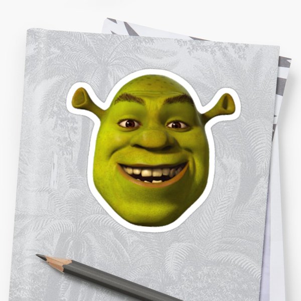 Журнал с наклейками Шрек